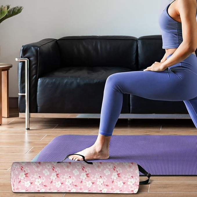 Yoga Mat Bag with Adjustable Shoulder Strap and Handle Zipper, 30in Wide x 6.3in Diameter for Yoga Mat Storage