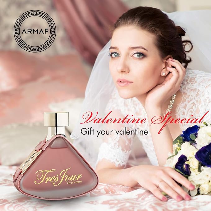 Armaf Tres Jour for Women Eau de Parfum Spray, 3.4 Ounce
