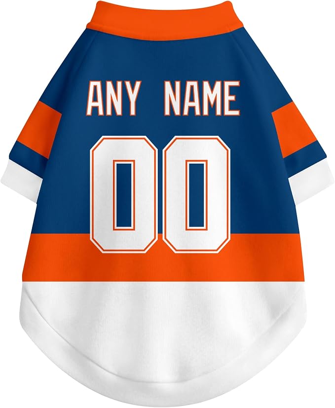 New York Dog Clothes Personalized Pet T Shirt for Dogs Gift | Custom Name Number Jersey Style Pet Shirt for Dog