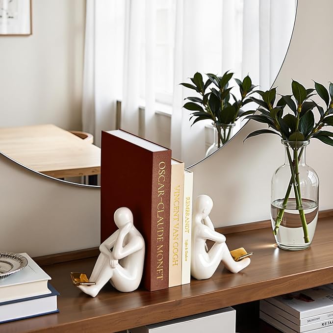 JARLINK Aesthetic Decorative Books, Set of 3 Linen Faux Book Boxes, Brown | Stylish Storage Boxes for Home Decor, Photo Organization, & Keepsakes, Faux Books for Coffee Tables, Bookshelves, or Mantles