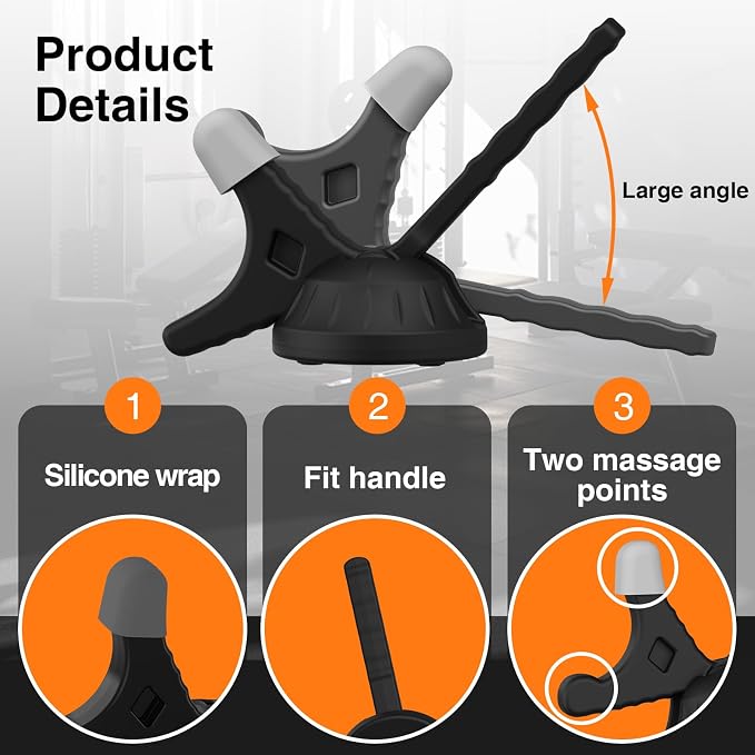 Psoas Release Tool-Hip Flexor Release Tool Fully Adjustable for Iliacus,Waist Pain Sciatica,Back&Posture Relief,Massage Hook and Trigger Point Massage Tool