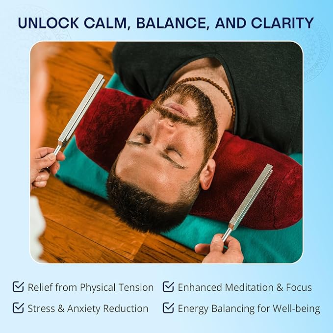 528 hz Tuning Fork for Healing - Precision-Machined Aluminum Alloy - Made in USA - Chakra Healing, Sound Therapy, Reiki, Yoga, Energy Balancing Tools - Tuning Fork Medical Grade.
