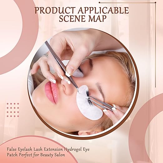 1000 Pairs Under Eye Gel Pads Natural Eyelash Extension Gel Pads Patches Kit for Eyelash Extension Supplies Bulk Beauty Tools, Fit Most Eye Shape