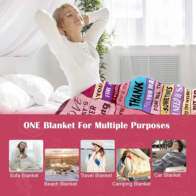 Birthday Gifts for Mom from Daughter or Son, To My Mom Blanket, 60" x 80" | Best Mom Ever Gift, I Love You Mom Gifts On Christmas, Mothers Day, Valentines Day, Anniversary