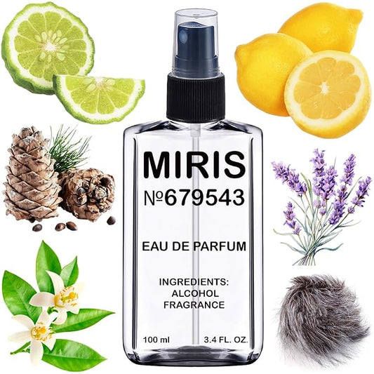 MIRIS No. 679543, Inspired by Bergamask, Long-Lasting Unisex Eau de Parfum for Women & Men, Spray 3.4 Fl Oz / 100 ml