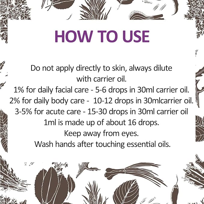 Deve Herbes Pure Nutmeg Essential Oil (Myristica fragrans) Steam Distilled 30ml (1 oz)