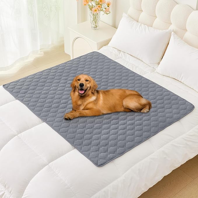 Smiry Waterproof Dog Bed Cover Blanket, Reversible Pet Blanket | Soft Reversible, Washable Leakproof Cats Dogs Couch Cover for Sofa, Couch, Furniture (40x50 Inch)
