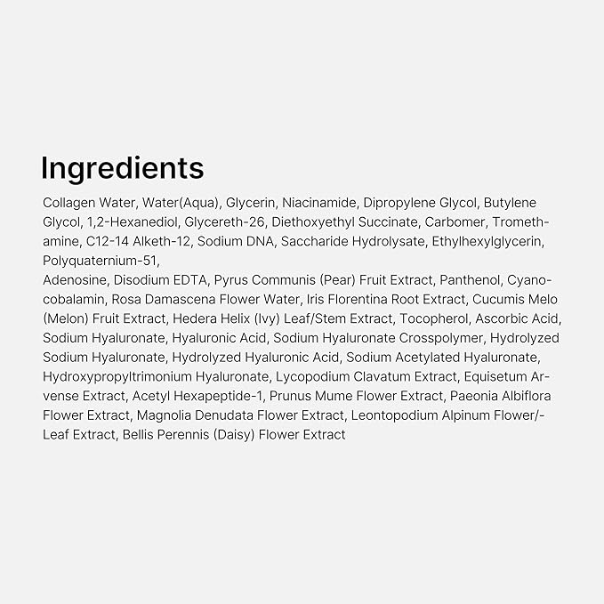medicube PDRN Pink Collagen Glow Jelly Serum | Lightweight Water-Jelly For Plump & Supple Skin | Radiance & Elasticity Care with PDRN, Collagen, Niacinamide | Korean Skin Care 1.01 fl.oz