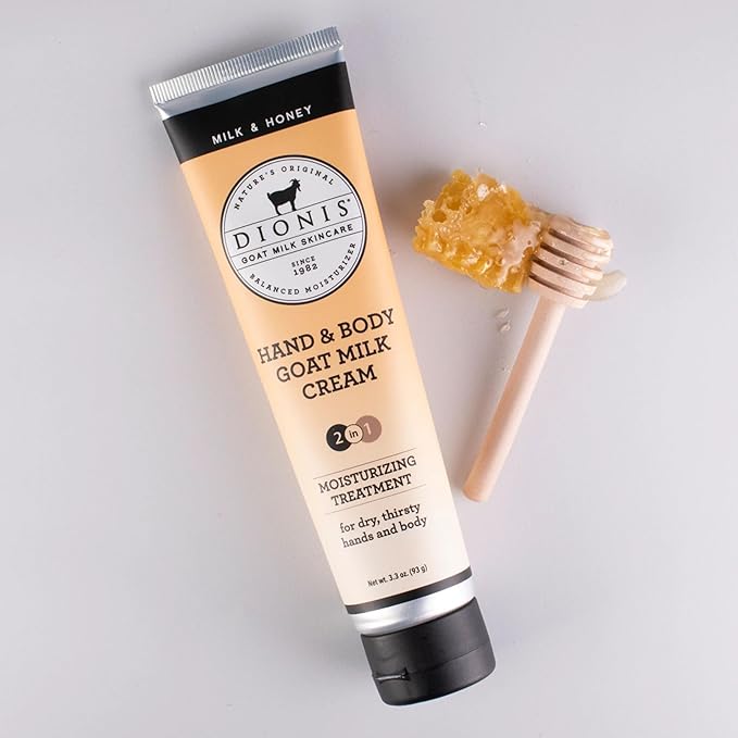 Dionis Goat Milk Hand & Body Cream Milk & Honey 3.3oz (Pack of 1)