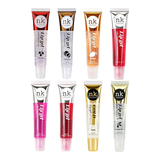 NICKA K NEW YORK Lip Gel, Hydrating, Lightweight, Glides on Effortlessly, Non Sticky Finish Lip Gel Colors