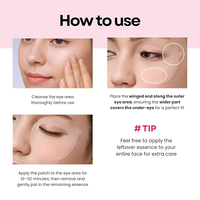 360° Collagen Eye Masks – Korean Under Eye Patches with Bakuchiol Retinol, Fine Lines & Wrinkle Care, Dark Circle Treatment, 50 Masks