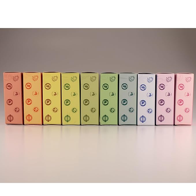 Adams Handmade Soap Variety Pack – 10 Bar Set: Tea Tree, Peppermint, Rose, Lavender, Citrus, Herbal & Floral Scents | Vegan, Cold Process, 84% Organic, Fair Trade, USA Made