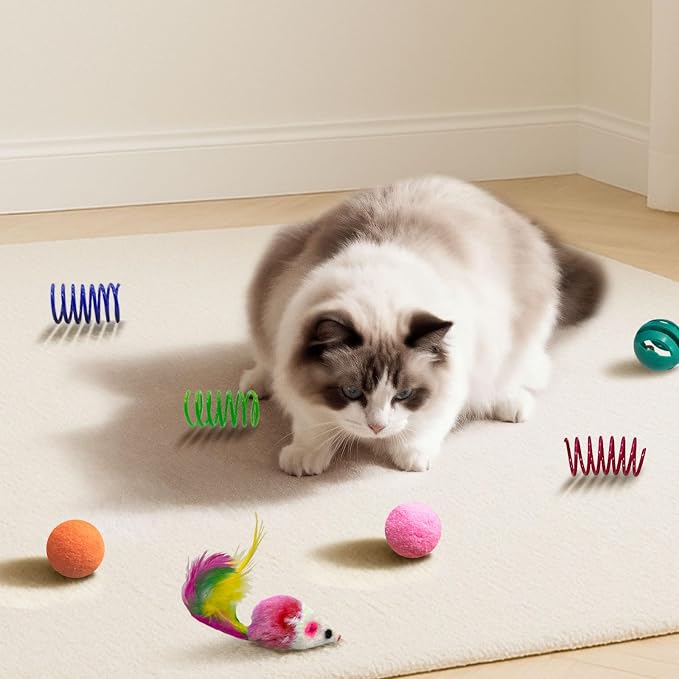 Cat Toys for Indoor Cats, 36 Pack Interactive Cat Toy Set