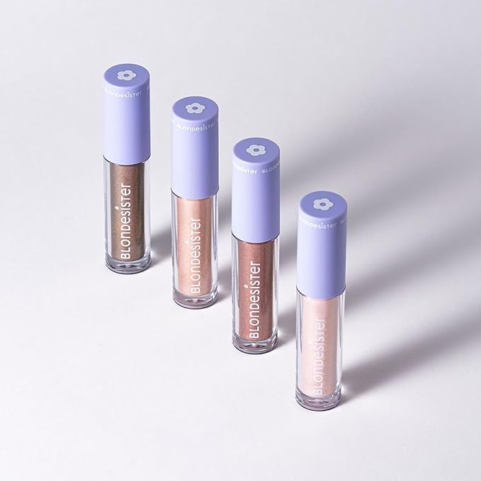 Gloweye Liquid Eyeshadow - Highly Pigmented Shimmer Eyeshadow - Intense Color Payoff and Long-Lasting Wear - 01 Light Gold - 0.084 oz