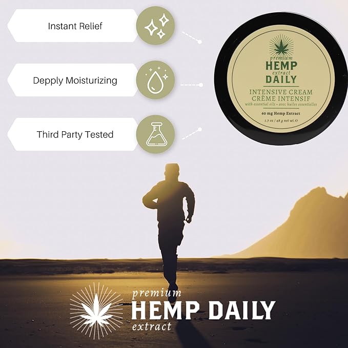 Intensive Cream - Muscle, Knee, Joint, Back, Neck and Shoulder Topical Rub - Organic | 1.7 Ounces (Classic Mint, Pack of 2)