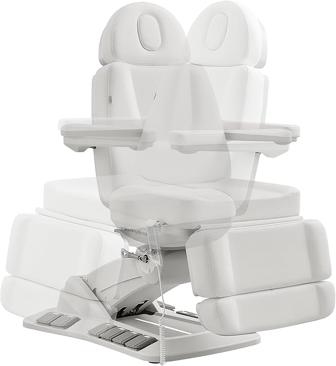 Beauty Spa Medical Treatment Chair 4 Motor Electrical Facial Medical Spa Tables with Rotating Seat AURORA
