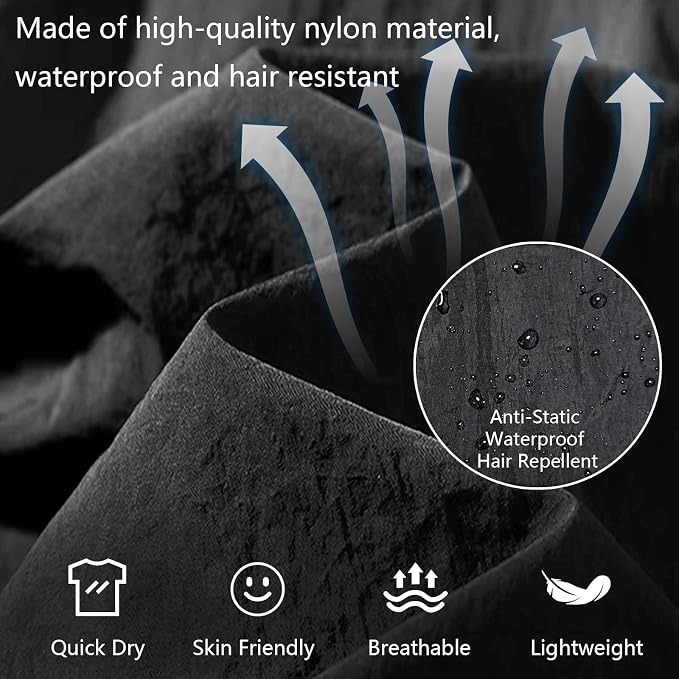 DHXYZZB Grooming Smock Waterproof Workwear Barber Jackets for Women Men, Nylon Professional Dog Groomer Smock Barber Apron