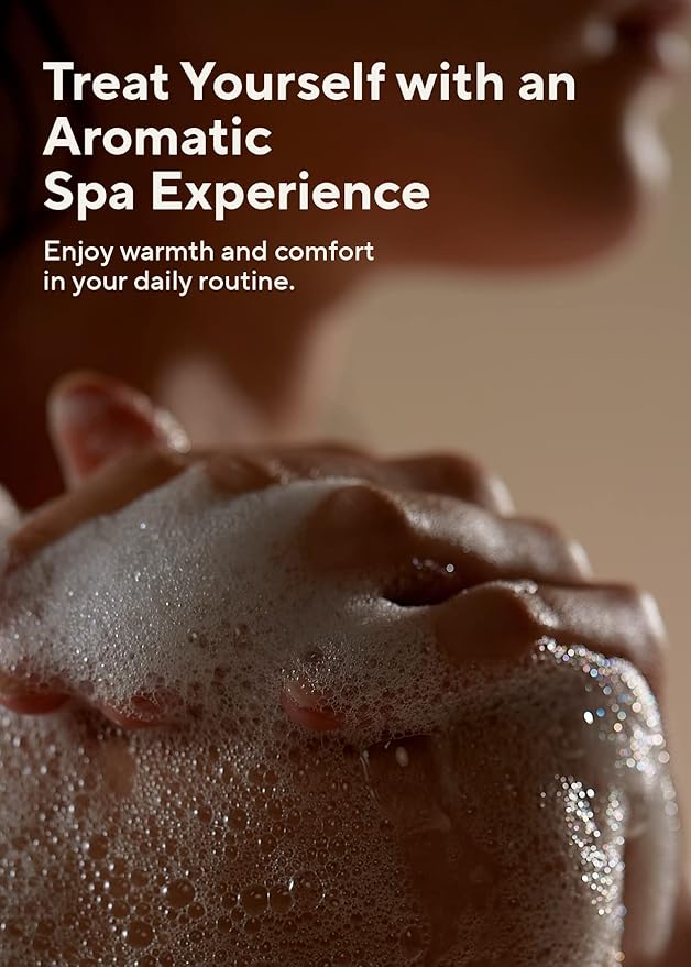 AROMATICA Serene Body Wash Lavender & Marjoram 10.14oz / 300ml, Vegan, Daily In-Shower Wash Blended w/Naturally Derived Scents