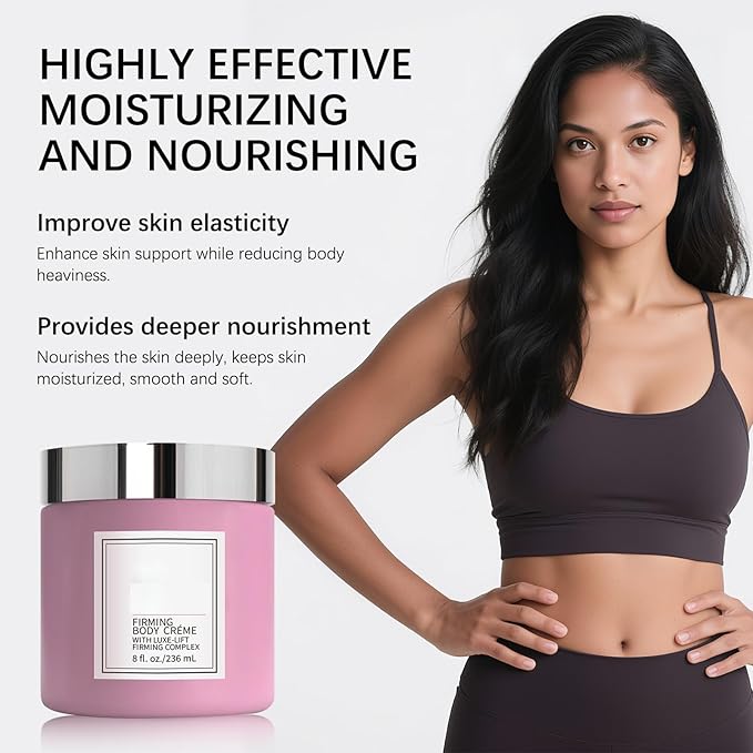 Champagne Lift Firming Body Creme,Champagne Beaute Lift Firming Body Crème,Deep Hydration & Smoothing Skin On Arms & Legsbody creamLifting Body Cream (Pink)