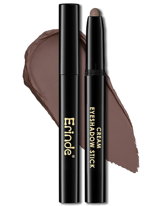 Erinde Waterproof Eyeshadow Stick, Cream Eye Shadow Stick, Long-Lasting, Crease-Proof, Cream to Powder Buildable & Blendable Eye Shadow Pencils Crayon, Vegan & Cruelty-Free, 14 Stone