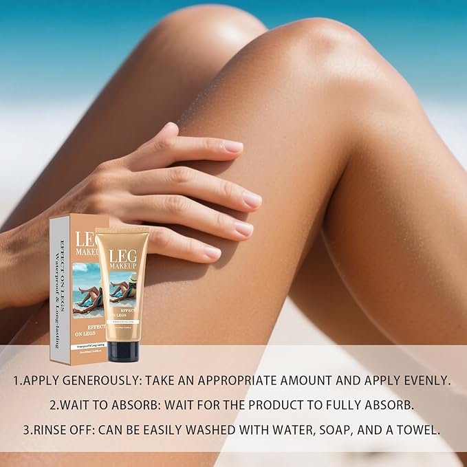 Leg Makeup Waterproof No Transfer - Body Concealer Makeup for Leg - Tattoo Cover up Make Up Long Lasting - Scar Coverage Body Foundation for All Skin (#02 Medium)