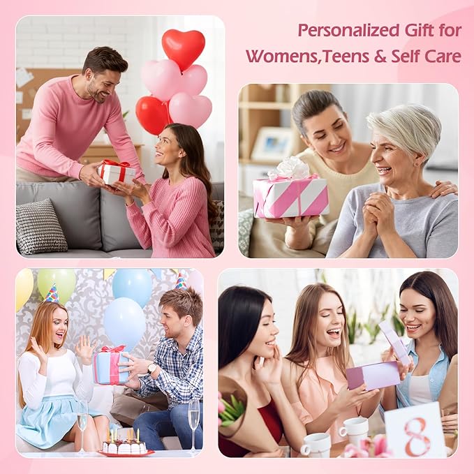 Gifts for Women Skin Care Set, 11 Pcs Skincare Kit For Women Gift Complete Travel -Size Spa Kit Skincare Gift Set Teens Birthday Galentines Day Party Favors Valentines Mothers Day Gift