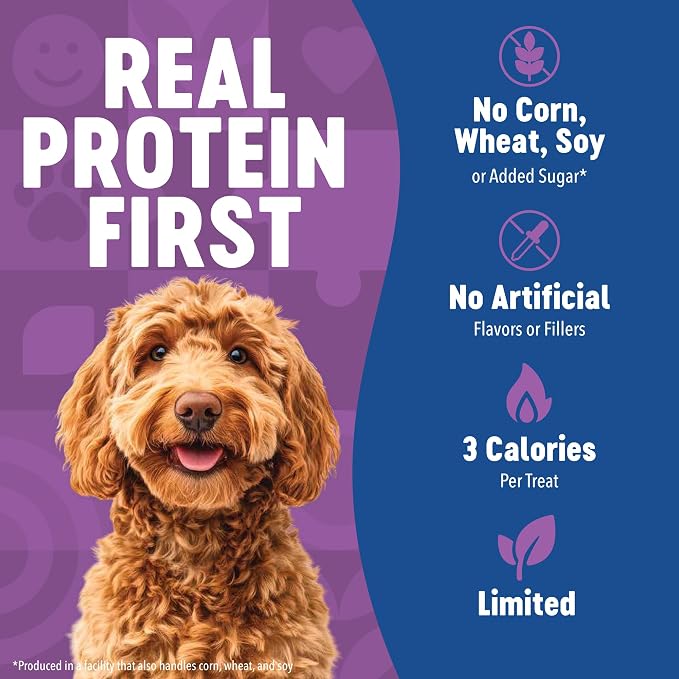 Finley's Training Treats Turkey Soft Low Calorie Dog Treats, 16oz, 6 Pack | Limited Ingredient for Puppies and Adult