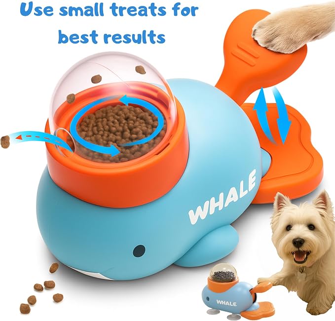 Interactive Dog Toy with Suction Cups, Treat Dispensing Slow Feeder Puzzle for Small & Medium Dogs – Keeps Dogs Busy & Reduces Boredom