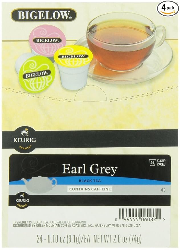 Bigelow K-Cup for Keurig Brewers, English Breakfast Tea , 24 Count (Pack of 4)