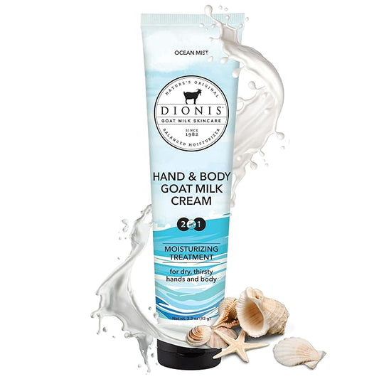 Dionis Goat Milk Hand & Body Cream Ocean Mist 3.3oz (Pack of 1)