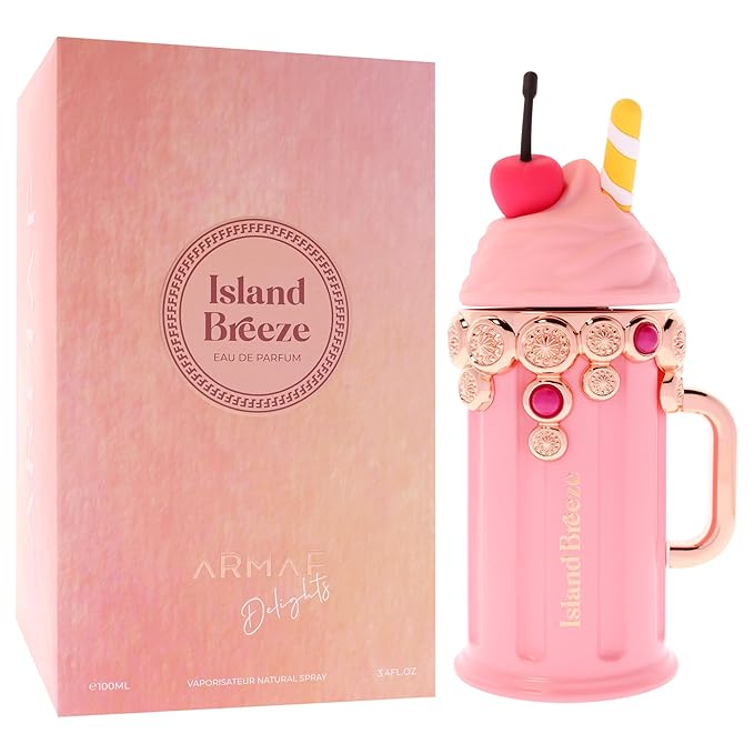 Armaf Island Breeze – Fruity, Floral, Musky – Eau de Parfum Spray Long-Lasting Fragrance for Women, 3.4 Ounce / 100 ml