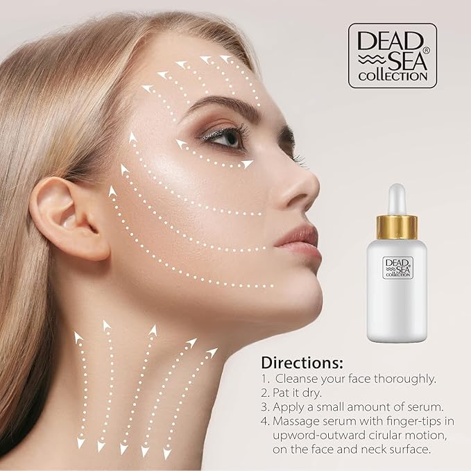 Dead Sea Collection Serum for Face with 2.5% Retinol, Dead Sea Minerals, and Vitamin E – Anti Aging Nourishing Skin Care Moisturizer to Reduce Wrinkles (1.01 fl. oz)