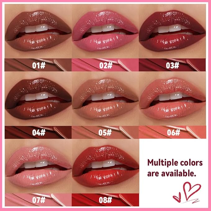Dark Brown Honey Tinted Lip Stain Lip Balm Lip Gloss Lipstick, Sheer Hydrating Lip Stains Tint, Moisturizing Lip Color for All Skin Tones, Nourishing Lip Balm with a Hint of Natural Black Cherry