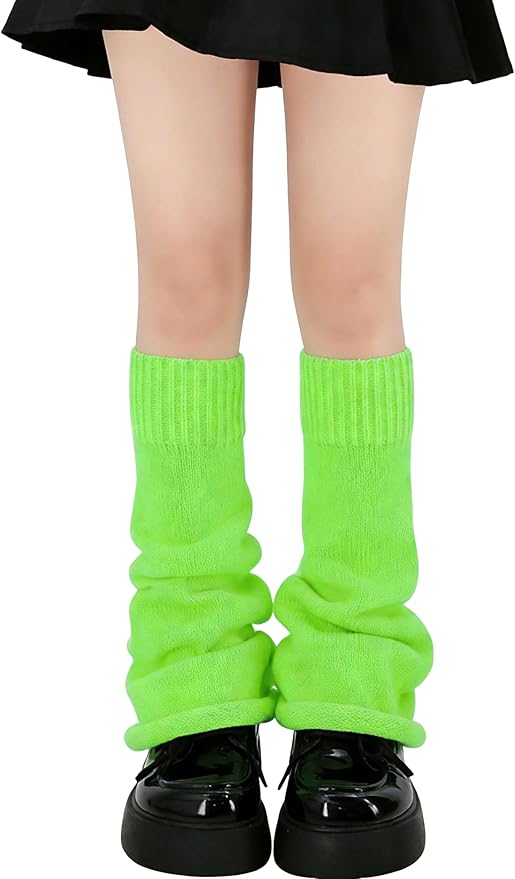 Sexybody Women's Leg Warmers Fashion Knit Warmers Long Socks Cute Y2K Kawaii Japanese Lolita Harajuku Accessories for Girls