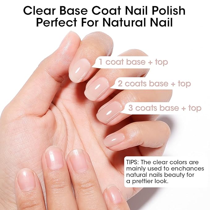GELLEN 4-In-1 Illuminating Nail Concealer Base Coat Nail Polish Sheer Nude Neutral Earth Tones, Quick Dry Ridge Filler Strengthener | Smooth Strengthen Yellow Discolored Nails | Toxin TPO HEMA Free