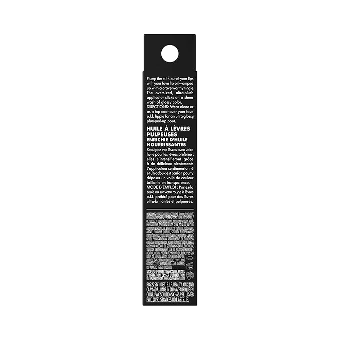 e.l.f. Glow Reviver Plumping Lip Oil, Tinted Lip Plumper For A High-Shine, Plump Finish, Infused With Jojoba Oil, Vegan & Cruelty-Free, Piggy Bank