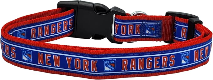 Pets First NHL Collar for Dogs & Cats. Adjustable, Cute, & Stylish! The Ultimate Hockey Fan Collar!