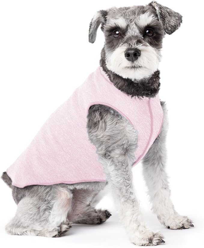 Goldpaw Dog Sun Shirt with UV Protection - Lightweight, Cooling Sun Protection Clothing for Dogs - Reduce Heat Absorption - Pet Clothes Made in the USA - Machine Washable - Size 10 - Pink Lemonade