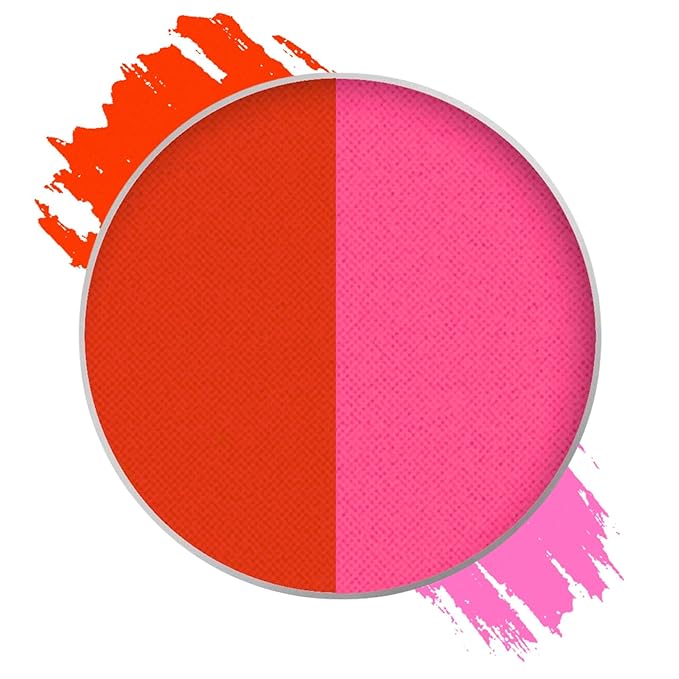 Mehron Makeup Paradise Makeup AQ Refill (.25 oz) (Super Nova – Neon Orange/Orange UV)