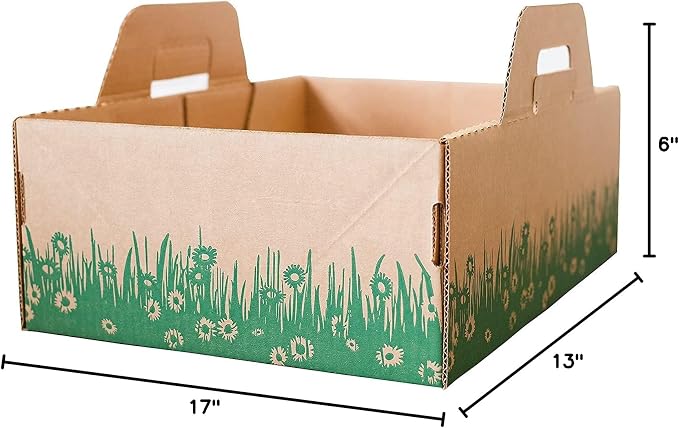 Disposable Ten Second Litter Boxes for Kitty/Cats. Made in the USA. Biodegradable Solution for Quick and Easy Disposal. Made of Recyclable Material. (4-Pack)