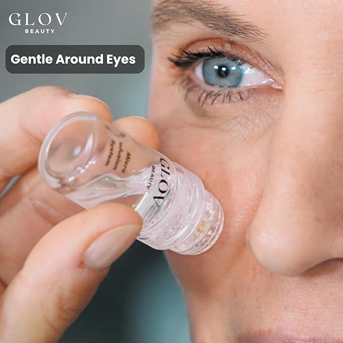 Glov Beauty Micro Infusion System - At Home Microinfusion with Anti Aging Serum - 1x Infusion Application 3x Serums