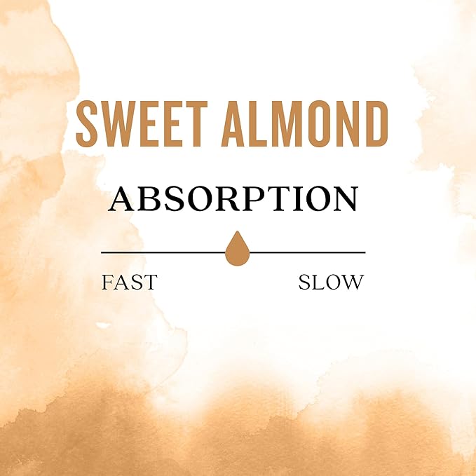 Aura Cacia Sweet Almond Skin Care Oil, 16-Ounce, Natural Source of Skin-Nourishing Fatty Acids & Lipids, No Paraben