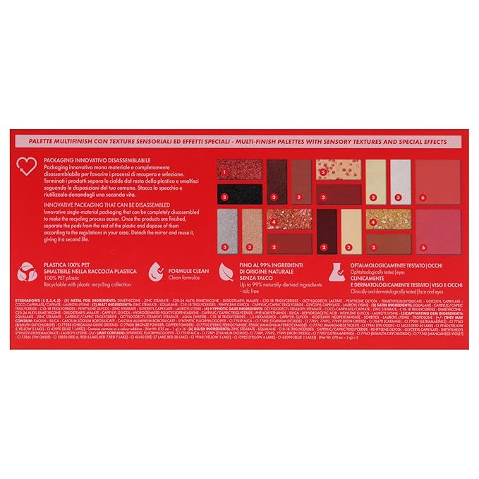 Make-Up Palette - 002 Icon by Pupa Milano for Women - 0.705 oz Makeup