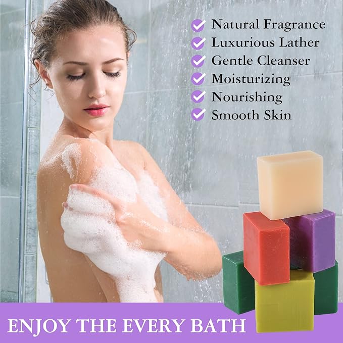 12 Pack Bar Soap Gifts,Mother Day Gift Bulk,Stocking Stuffers for Teen Girls,Bridesmaid Gifts,Teacher Appreciation Gifts Nurse Gifts, Natural Plant Fragrance Bath Soaps Travel Size Hands Wash Bar
