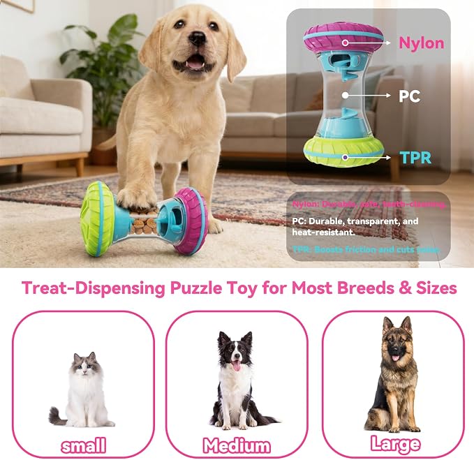 MateeyLife Interactive Dog Puzzle Toy for Small Medium Large Dogs