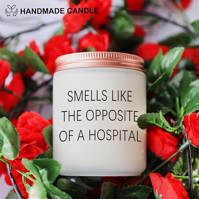 Funny Nurse Gifts for Women Men - Doctor Gift, Nursing Student Graduation Gifts, Future RN, Birthday & Mother’s Day Present, Smell Lavender Scented