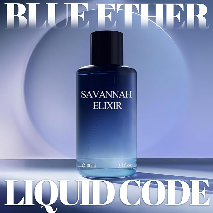 A CENTER Savannah Elixil & Savannah Men's Cologne Eau de Parfum Gift Set - 3.4 Fl Oz Each | Citrus Spicy & Woody Ambergris Fragrance | Luxury Perfume for Day & Night