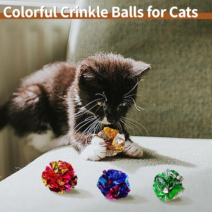 iCAGY 24 Pcs Cat Toys Set for Indoor Cats, Kittens