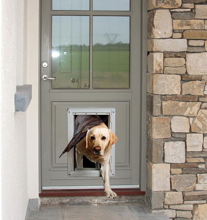 Ideal Pet Products Designer Series Ruff-Weather Pet Door, Large