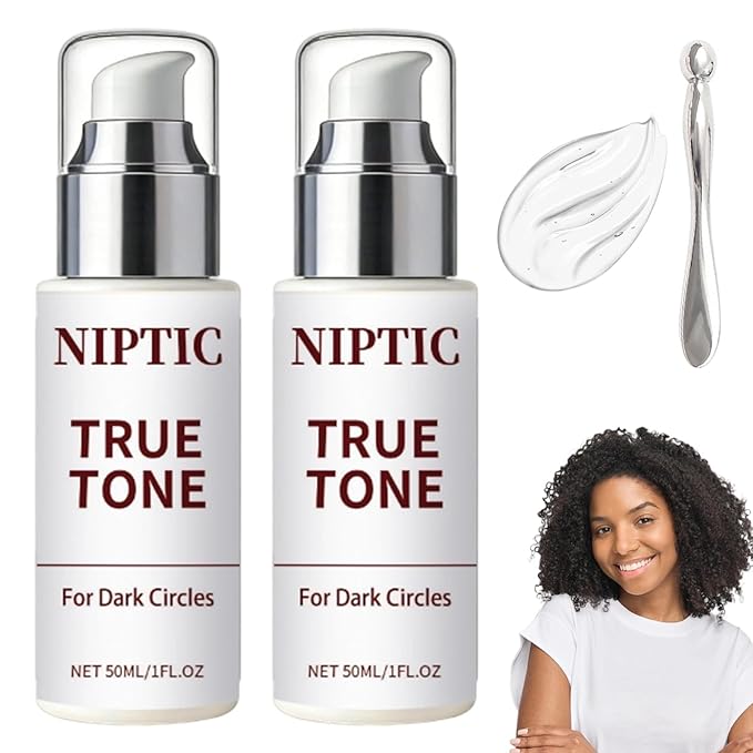 True Tone Eye Cream, Dark Circle, Eye Repair Cream for Dark Circles, Reducing Dark Circle and Puffiness, Repair the Eye Skin, Reduce Wrinkles (2 PCS, 1)